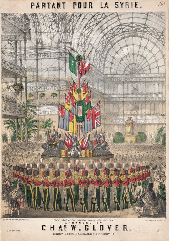 Odjezd do Sýrie. Crystal Palace, 28. října 1854 od Augustus Butler