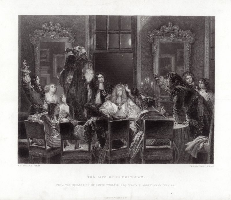 George Villiers, vévoda z Buckinghamu od Augustus Leopold Egg