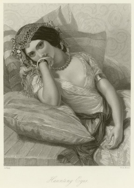 Strašidelné oči od Augustus Leopold Egg