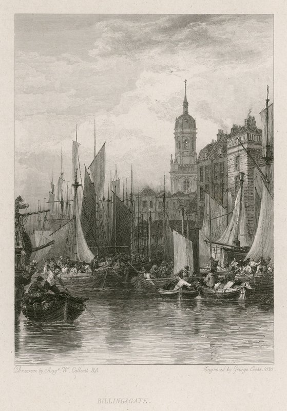 Billingsgate od Augustus Wall Callcott