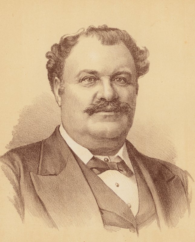 Clarence H Hannell (barevná litografie) od Australian School