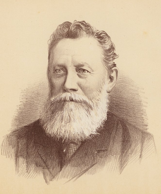 Russell Barton (barevná litografie) od Australian School