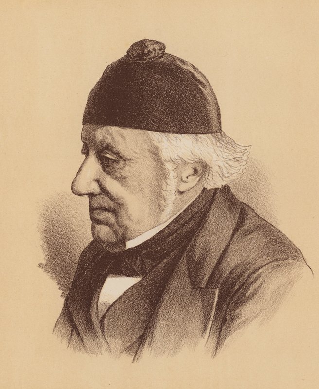 Sir William Westbrooke Burton, pozdější soudce Nejvyššího soudu Nového Jižního Walesu (barevná litografie) od Australian School