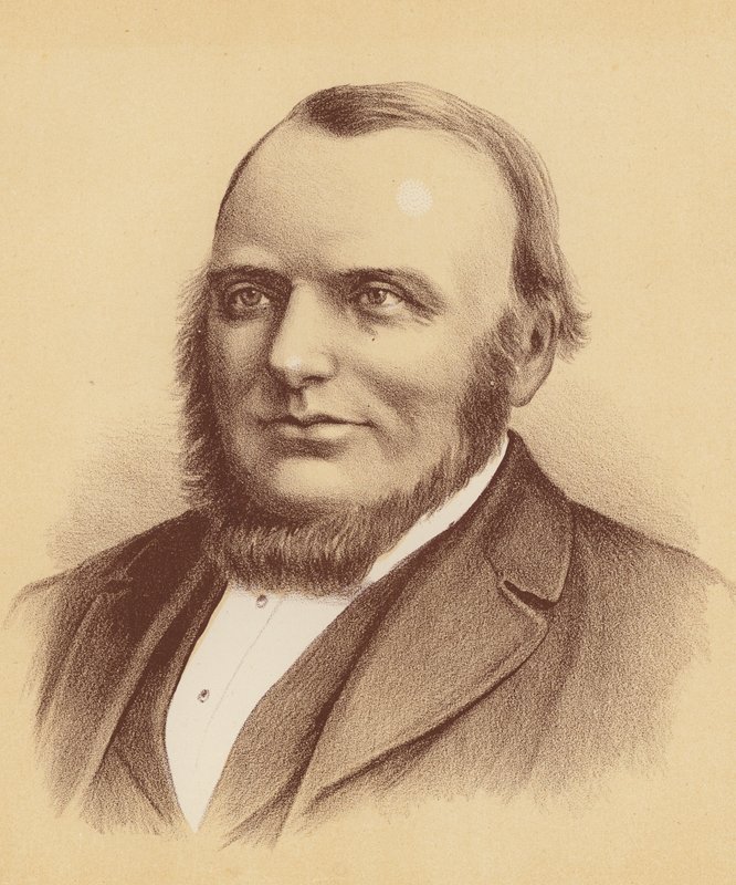 Ctihodný Charles Moore (barevná litografie) od Australian School