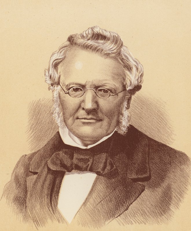 Ctihodný David Jones (barevná litografie) od Australian School