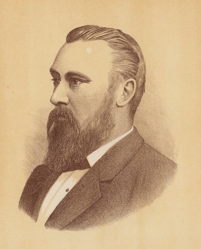 William John Lyne (barevná litografie) od Australian School