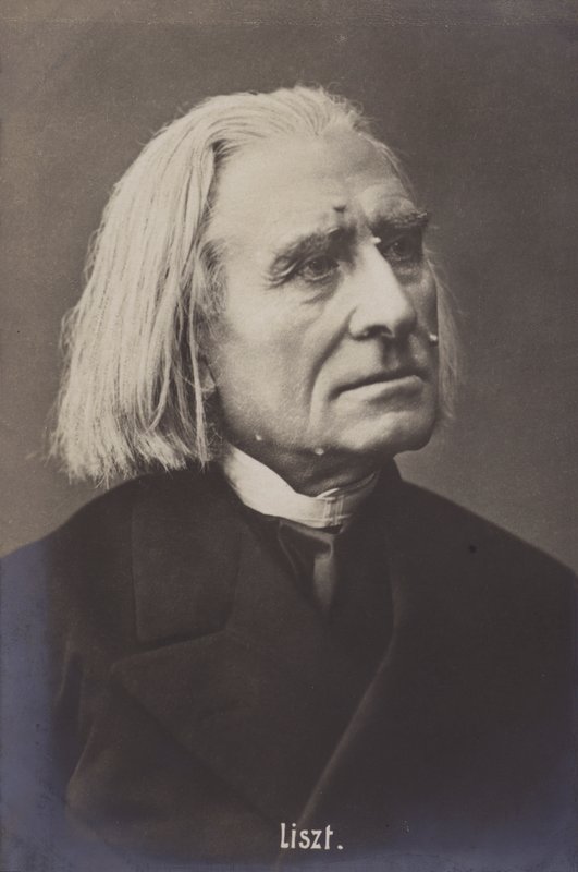 Franz Liszt , maďarský skladatel od Austrian Photographer