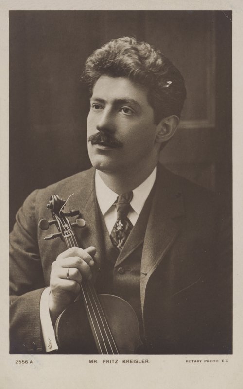 Fritz Kreisler , rakouský houslista a skladatel od Austrian Photographer