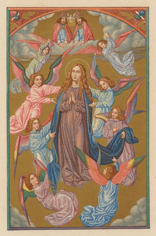 Nanebevzetí B Marie (chromolit) od Austrian School
