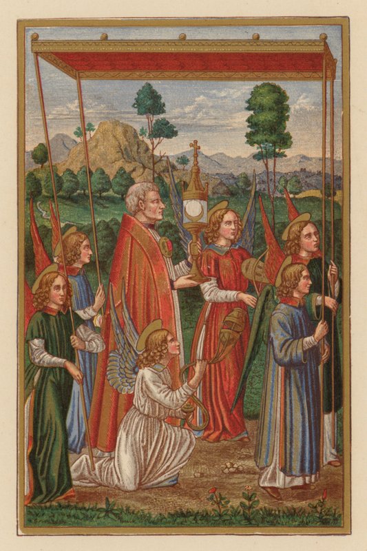 Corpus Christi D N J Chr (chromolit) od Austrian School