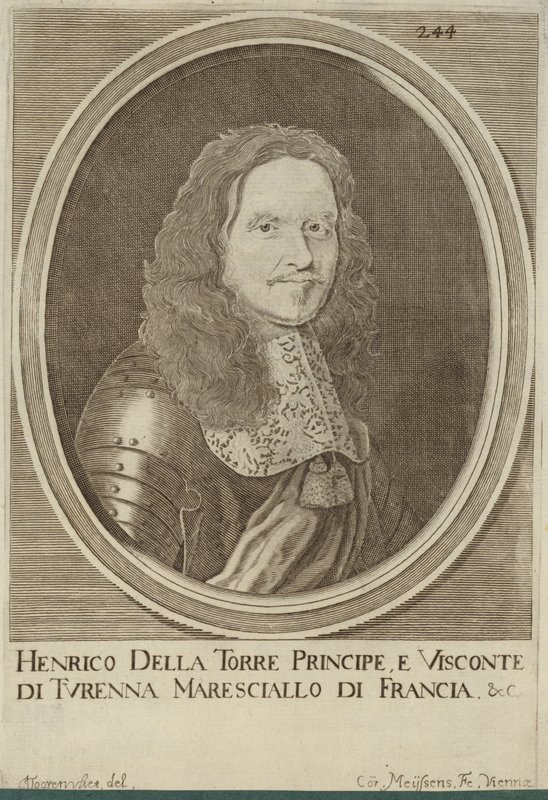 Portrét Henriho de la Tour dAuvergne, vikomta z Turenne od Austrian School