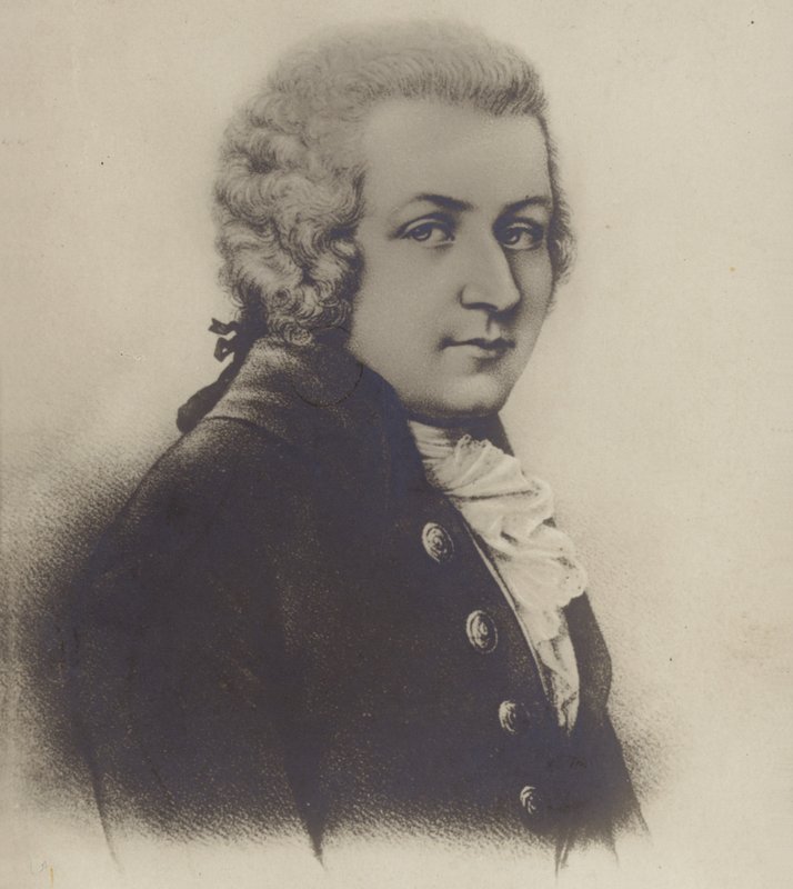 Portrét Wolfganga Amadea Mozarta od Austrian School