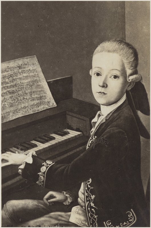 Portrét Wolfganga Amadea Mozarta od Austrian School