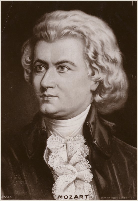 Portrét Wolfganga Amadea Mozarta od Austrian School