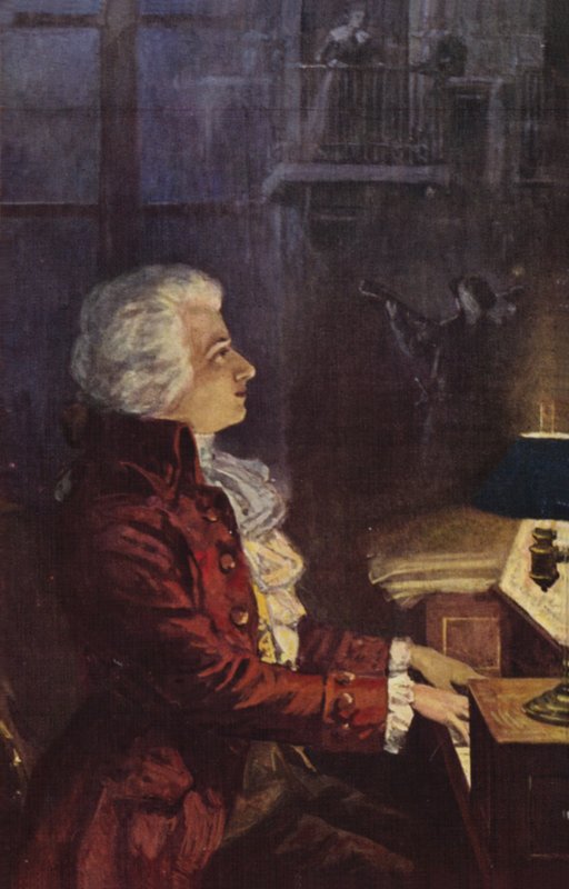 Portrét Wolfganga Amadea Mozarta od Austrian School