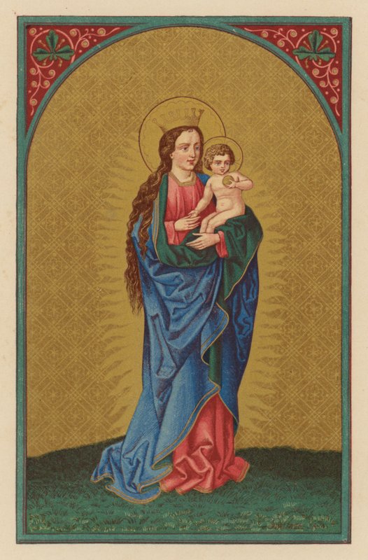 Královna nebes (chromolit) od Austrian School