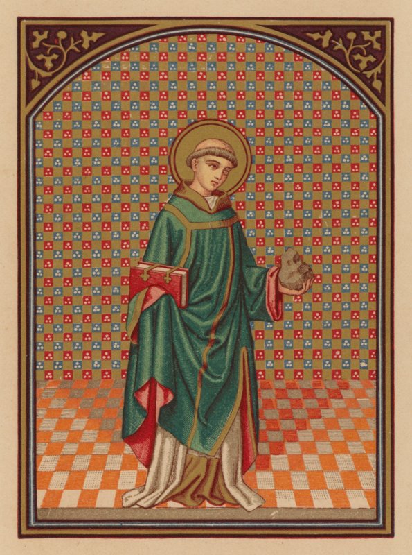 Svatý Štěpán (chromolit) od Austrian School