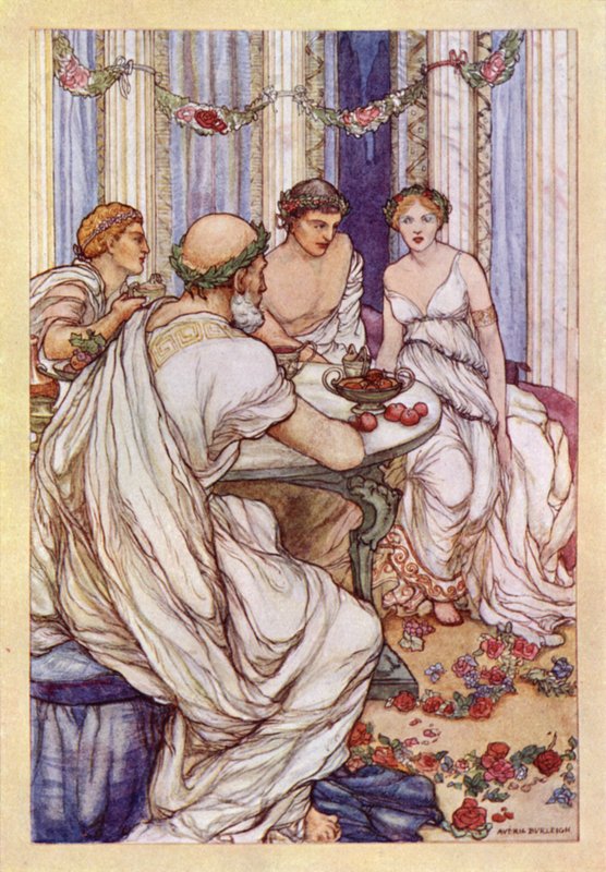 John Keats: Lamia (barevné lito) od Averil Mary Burleigh