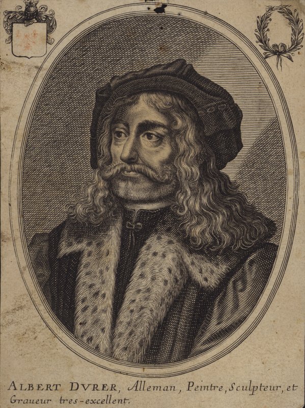 Albrecht Durer , německý malíř a grafik (rytina) od Balthazar Moncornet