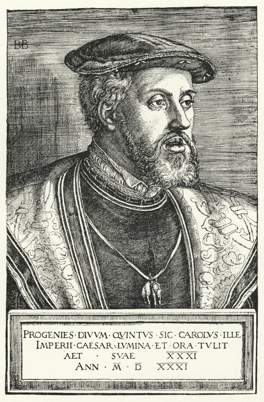 Karel V., císař Svaté říše římské od Barthel after Beham