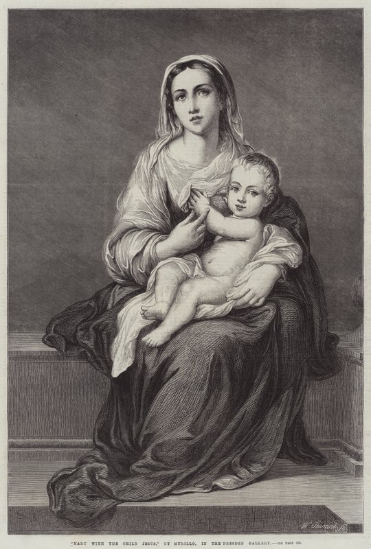 Marie s Ježíškem od Bartolomé Esteban Murillo