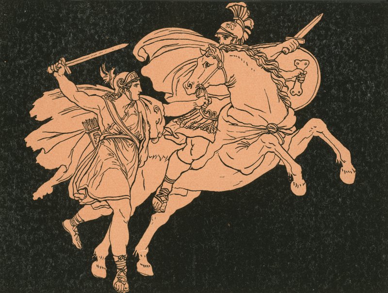 Camilla a syn Aunův od Bartolomeo Pinelli