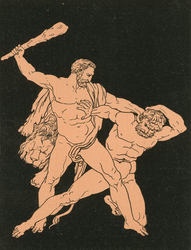 Herkules a Cacus od Bartolomeo Pinelli