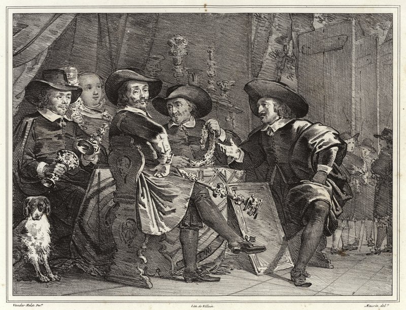 Guvernéři občanské gardy lukostřelců v Amsterdamu od Bartolomeus van der Helst