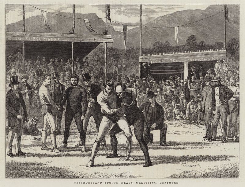 Westmoreland Sports, Heavy Wrestling, Grasmere od Basil Bradley