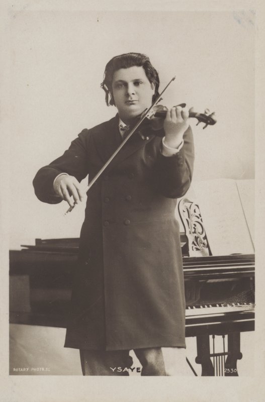 Eugene Ysaye , belgický houslista, skladatel a dirigent od Belgian Photographer