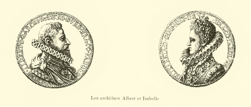 Albert VII, arcivévoda rakouský a Isabella Španělská, guvernéři Španělského Nizozemska od Belgian School