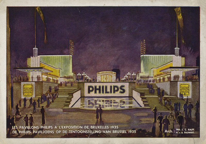 Philips Pavilions, Mezinárodní výstava v Bruselu, 1935 od Belgian School