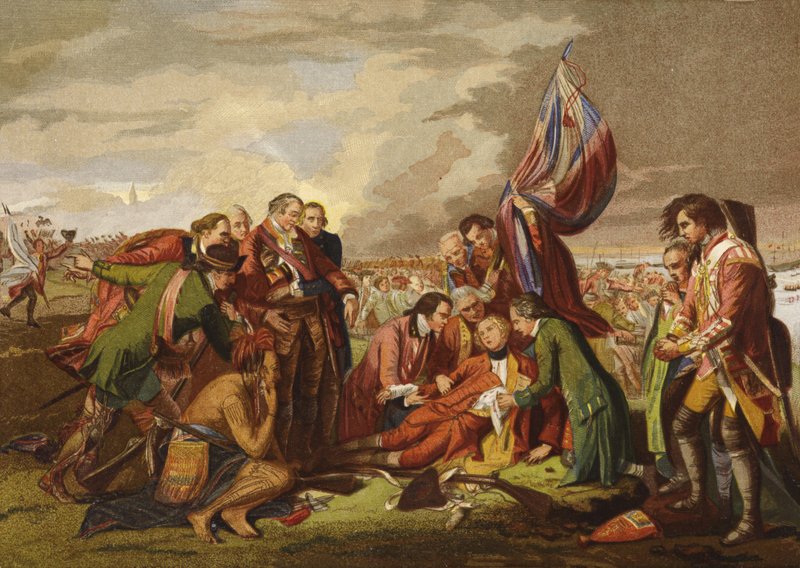 Smrt Wolfe od Benjamin West