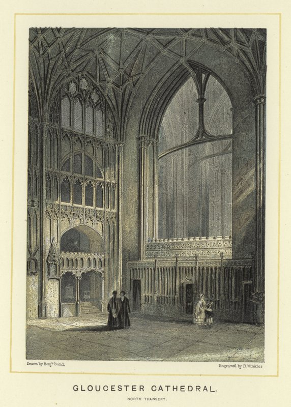 Gloucesterská katedrála, severní transept od Benjamin Baud