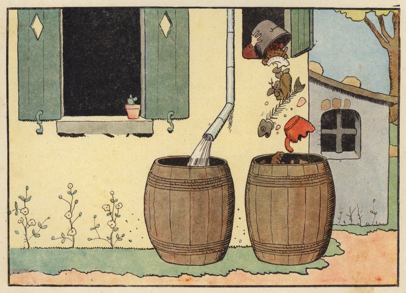 Ilustrace pro Chantecler od Benjamina Rabiera (barevné lito) od Benjamin Rabier