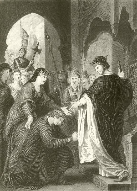 Podřízení prince Johna Richardu I od Benjamin West