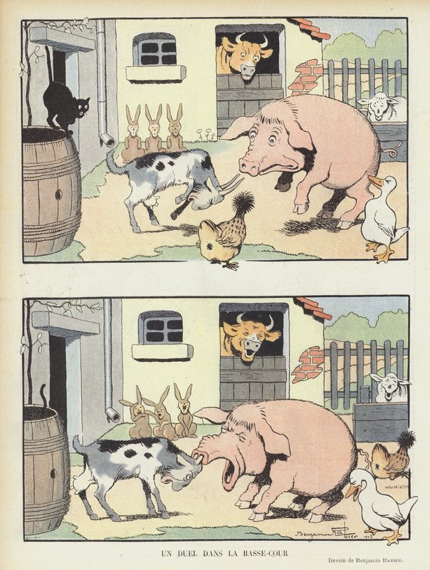 Ilustrace pro Le Rire od Benjamin Rabier