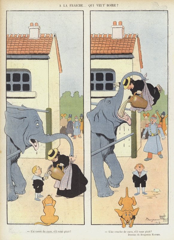 Ilustrace pro Le Rire od Benjamin Rabier