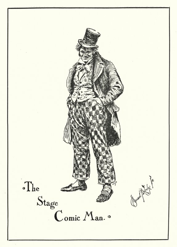 The Stage Comic Man (rytina) od Bernard (after) Partridge