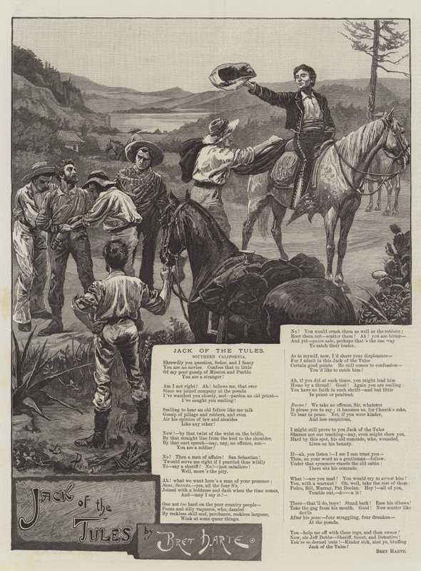 Jack of the Tules, Bret Harte od Bernard Partridge