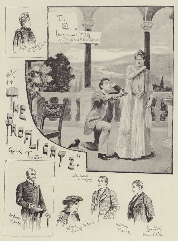 Profligate, v divadle Garrick od Bernard Partridge