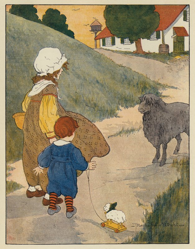 Nebo, nebo, Černá ovce od Blanche Fisher Wright