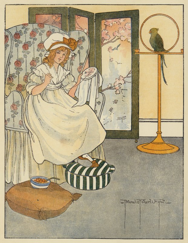 Kudrnaté zámky od Blanche Fisher Wright