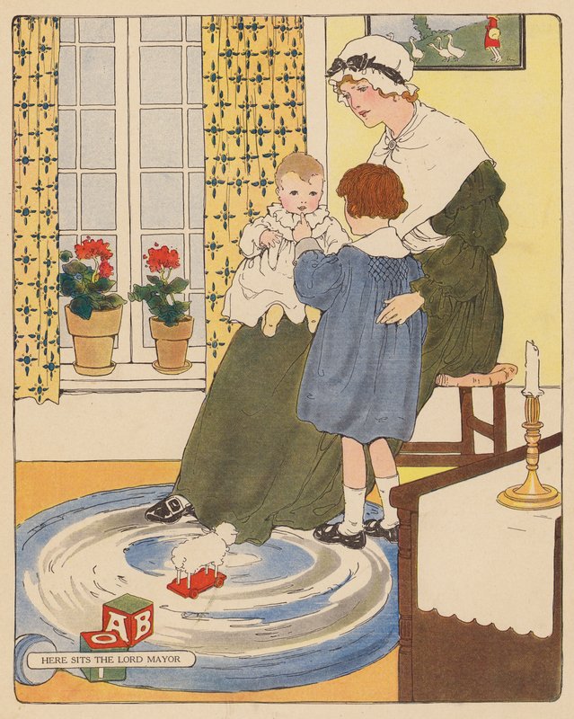 Říkanka: (barevná litografie) od Blanche Fisher Wright