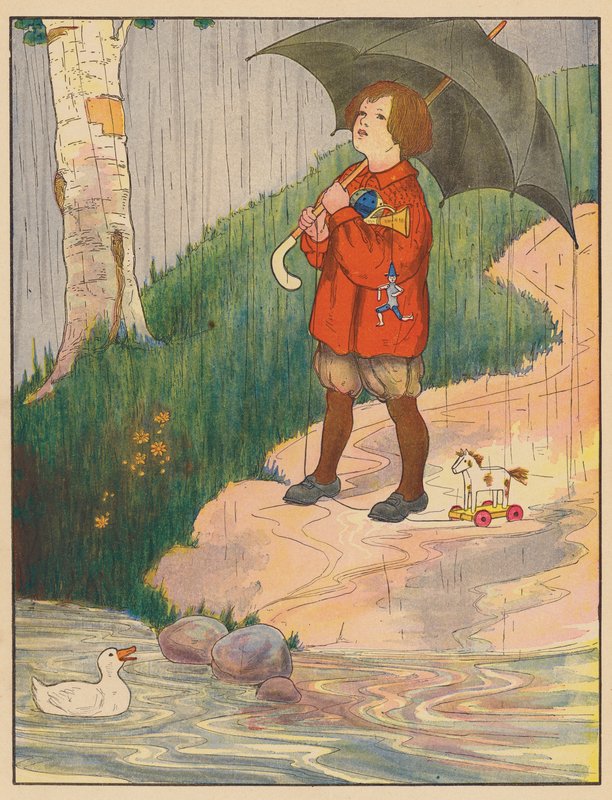 Říkanka: (barevná litografie) od Blanche Fisher Wright