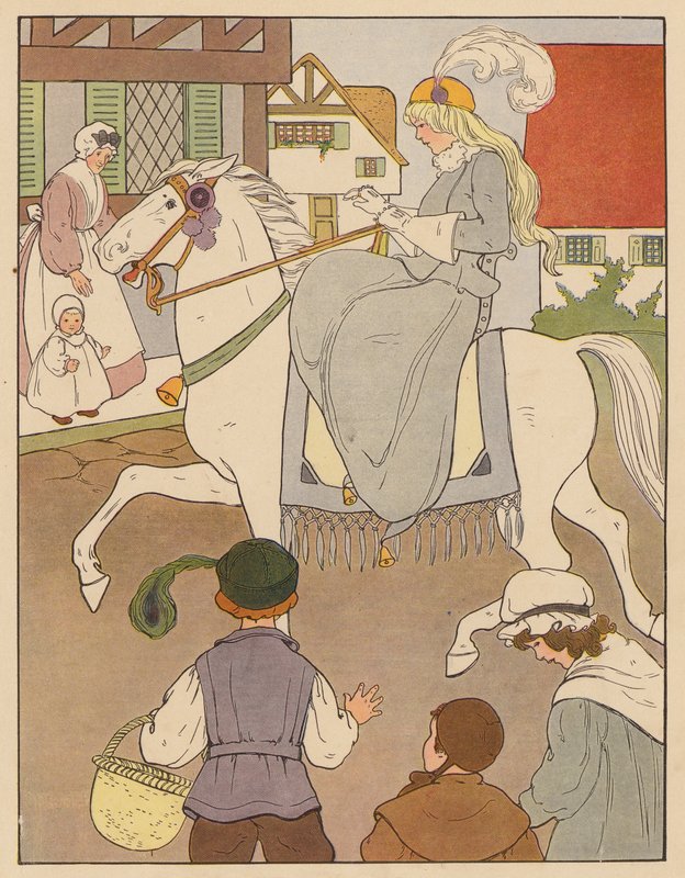 Říkanka: (barevná litografie). od Blanche Fisher Wright