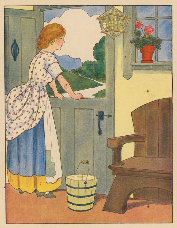 Říkanka: (barevná litografie) od Blanche Fisher Wright