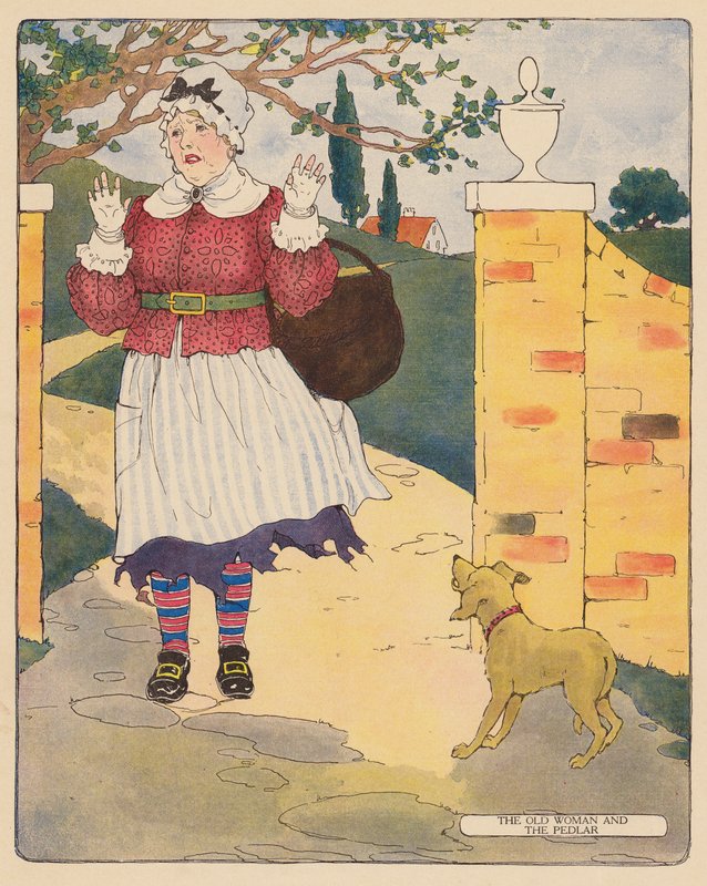 Říkanka: (barevná litografie) od Blanche Fisher Wright