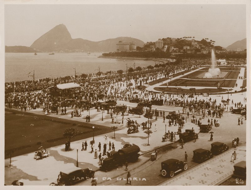 Zahrady Gloria, Rio de Janeiro (čb fotografie) od Brazilian Photographer