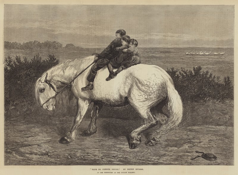 Equo ne Credite Teucri od Briton Riviere